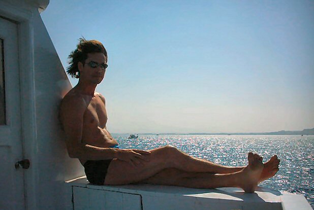 on the boat in Hurgada